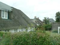 typische Reetgedeckte Häuser