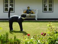 Sylt - Dekoration in einem Vorgarten