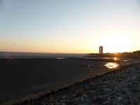 Sonnenuntergang in Büsum