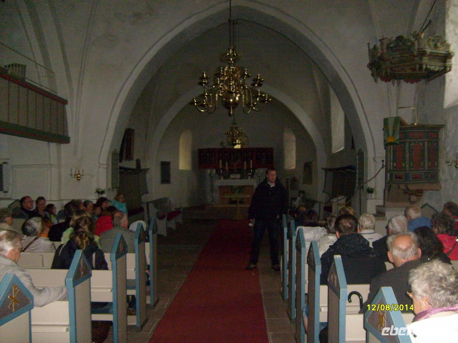 in der Kirche in Nieblum