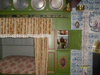 das Bett, in dem der König schlief