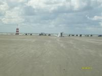 Sandbank auf der Insel Römö in Dänemark