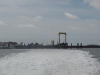 Blick zur Hallig Hooge