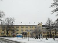 Schneegestöber in Traunstein