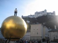 Blick auf die Festung Hohensalzburg