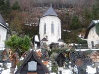 gotische Michaeliskapelle in Hallstatt