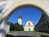 im Bischofspalast Leitmeritz