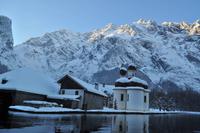 Die Watzmannostwand, Sankt Bartholomä, Königsee, Berchtesgadener Land
