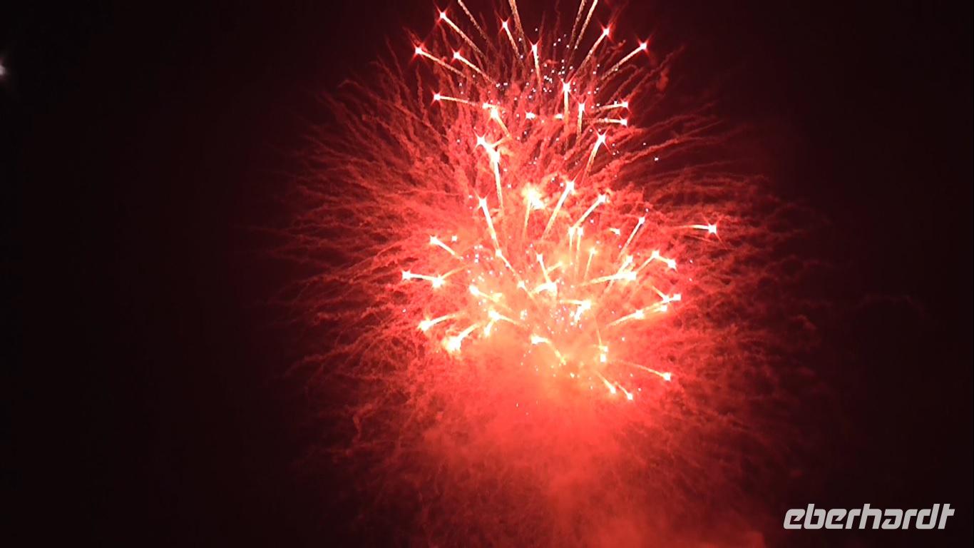 Neujahrsfeuerwerk am Königsee