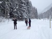 Wanderung zur Griesner Alm im Kaiserbachtal am Wilden Kaiser, Tirol, Österreich
