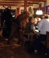 Die Perchten am Vorabend vor Silvester