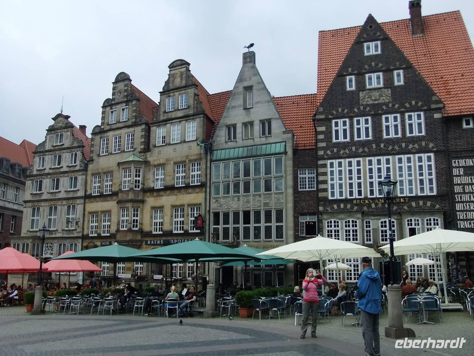 Auf dem Markt in Bremen