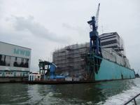 In der Reperaturwerft von Bremerhaven