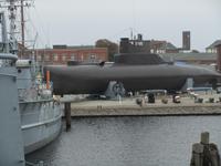 Auf dem Freigelände des Marinemuseums