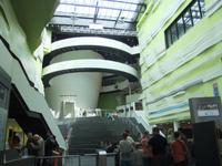 Im Foyer des Klimahauses
