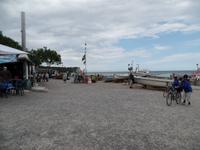 am kleinen Fischereihafen in Vitt