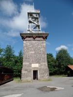 Aussichtsturm Kongemindet, mit 162 m höchster Punkt der Insel