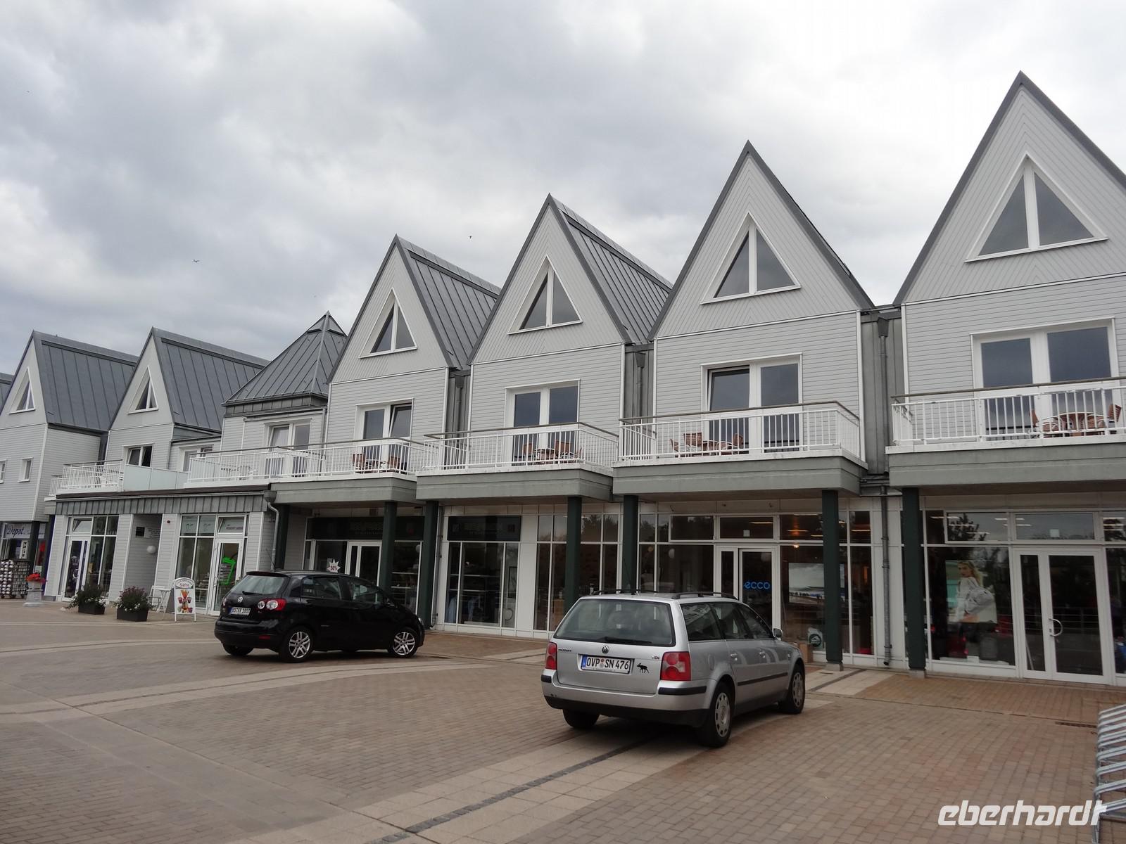 Seitenansicht der Seebrücke in Heringsdorf
