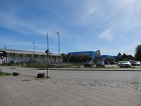 Blick auf die Peene-Werft Wolgast