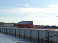 unser Bus wartet in Gager auf uns