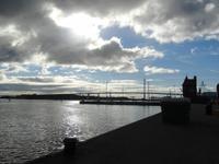 Blick auf die Rügenbrücke