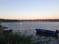 Abendstimmung über dem Bodden