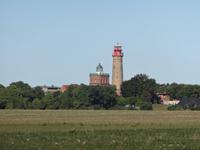 Blick auf die Leuchttürme vom Kap Arkona