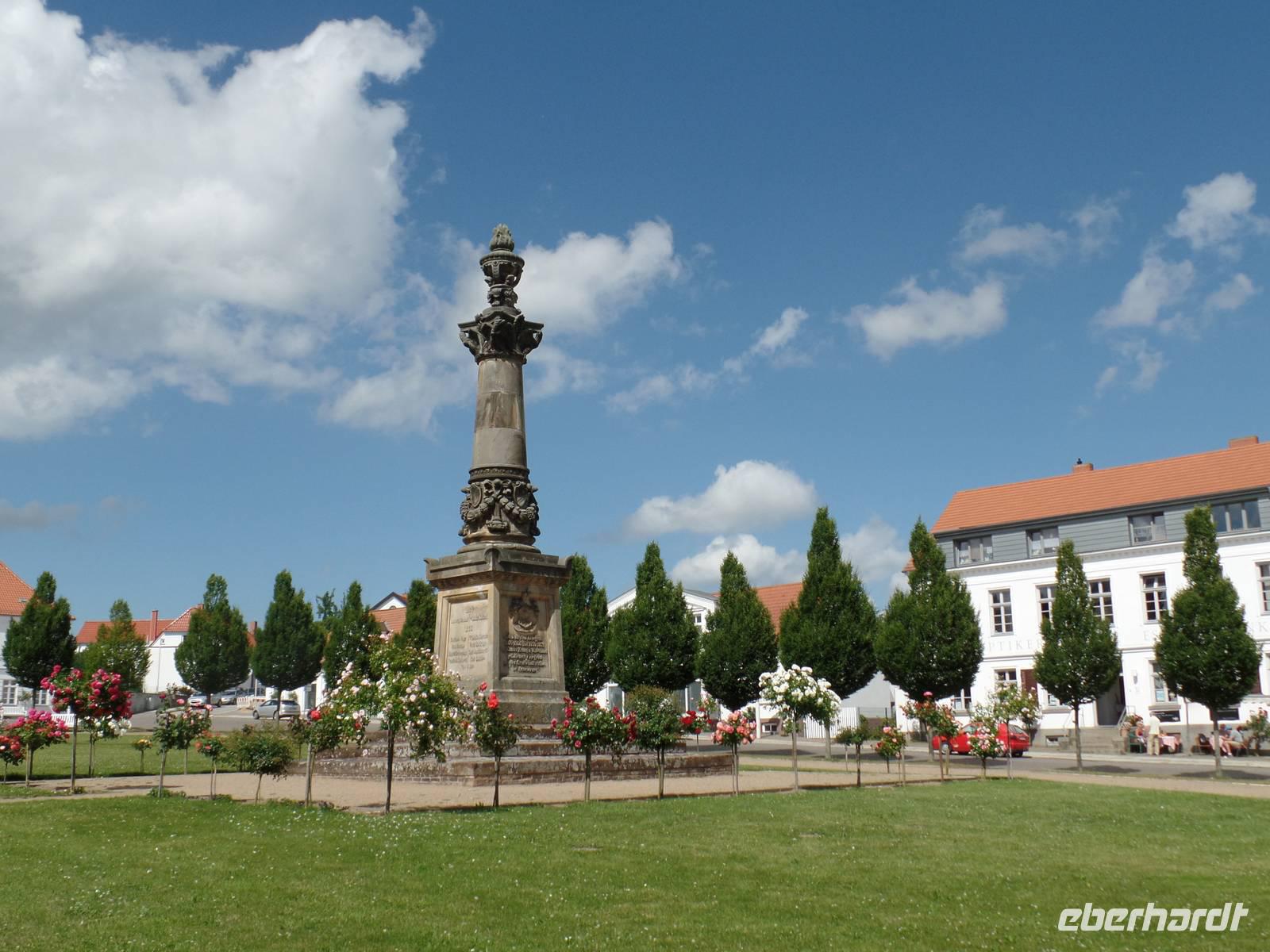 am Markt von Putbus