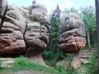 Bizarre Felsformationen