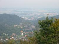 Blick vom Hochwald ins Dreiländereck