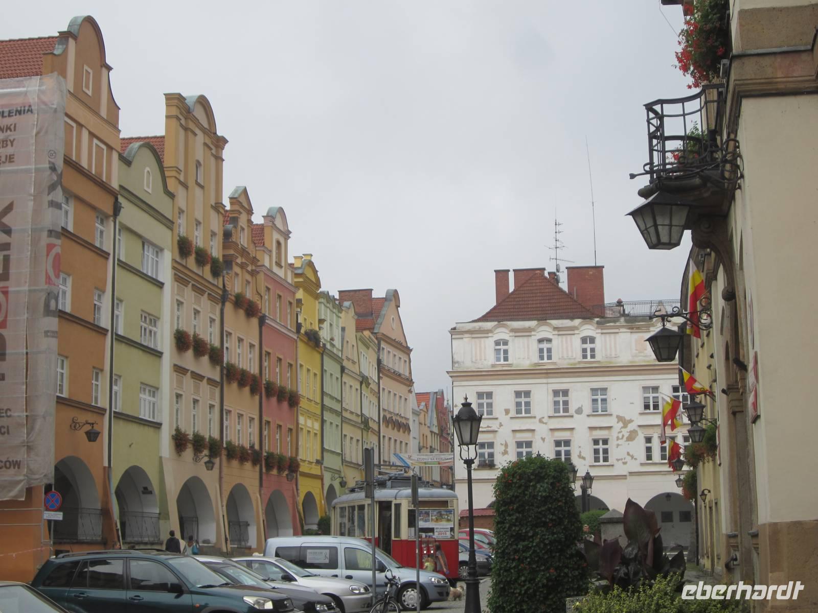 Schlesienrundfahrt, Rundgang in Jelena Gora (Hirschfeld)