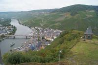 Blick auf das Moseltal bei Bernkastel 