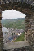 Blick von der Burg Landshut auf Bernkastel
