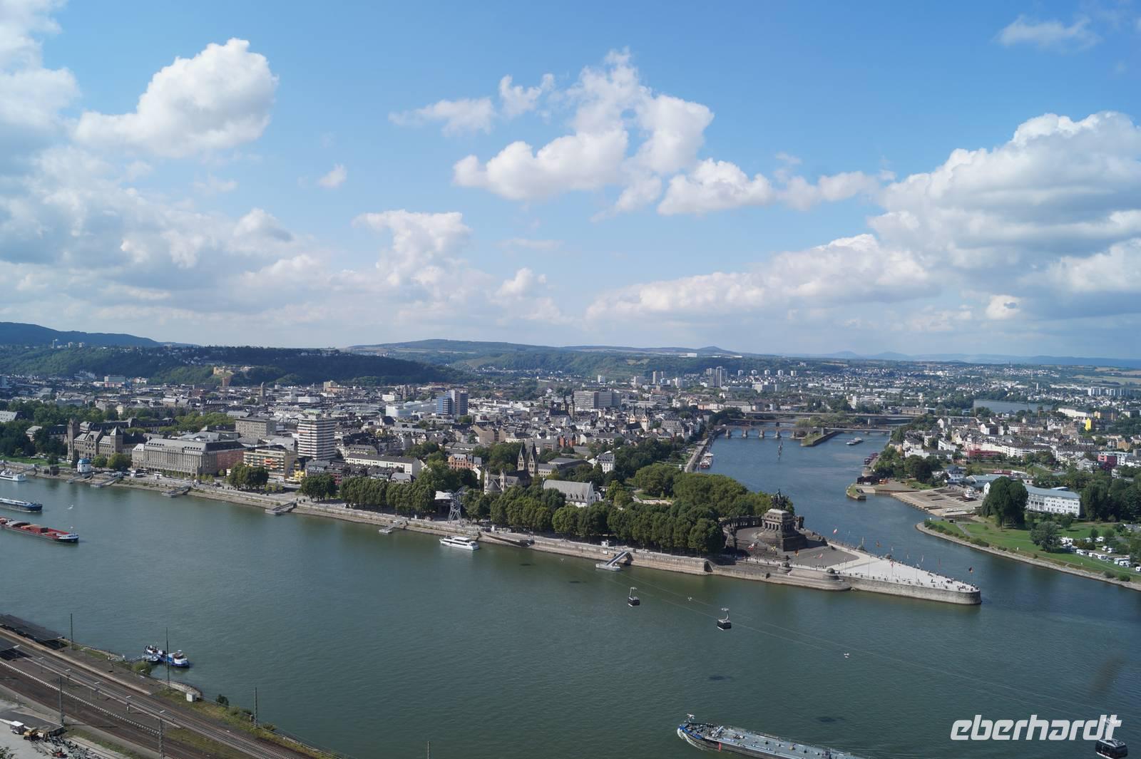Blick auf Koblenz