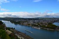 132 Koblenz, Blick von der Festung Ehrenbreitstein