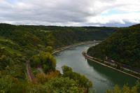 150 Blick vom Loreleyfelsen