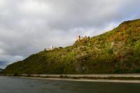 184 Rhein mit Burg Sterrenberg und Burg Liebenstein