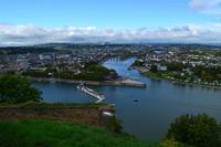 130 Koblenz, Blick von der Festung Ehrenbreitstein