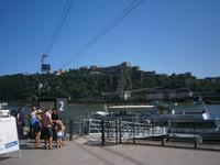 Koblenz, Anlegestelle am Rheinufer