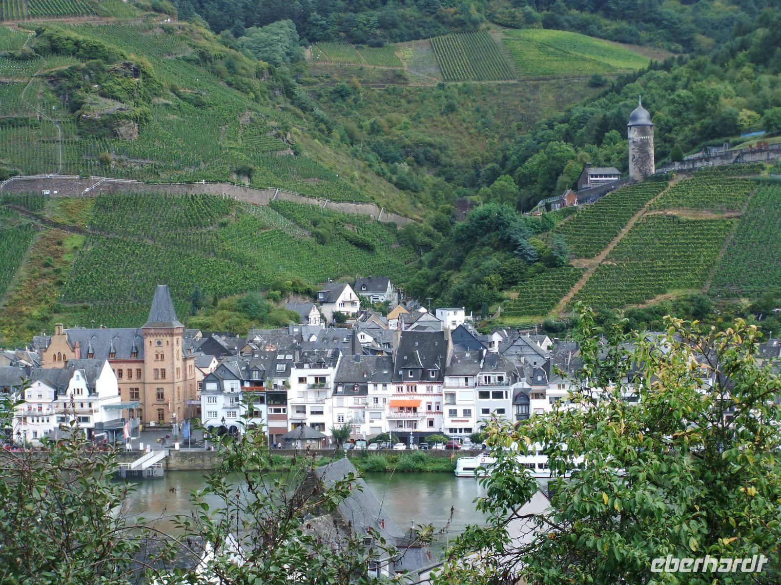 Blick auf Zell an der Mosel
