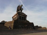 Am Deutschen Eck in Koblenz
