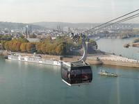 Mit der Seilbahn geht es wieder hinunter