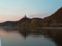 Abends auf dem Rhein