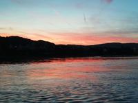 Abends auf dem Rhein