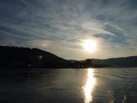Sonnenuntergang am Rhein
