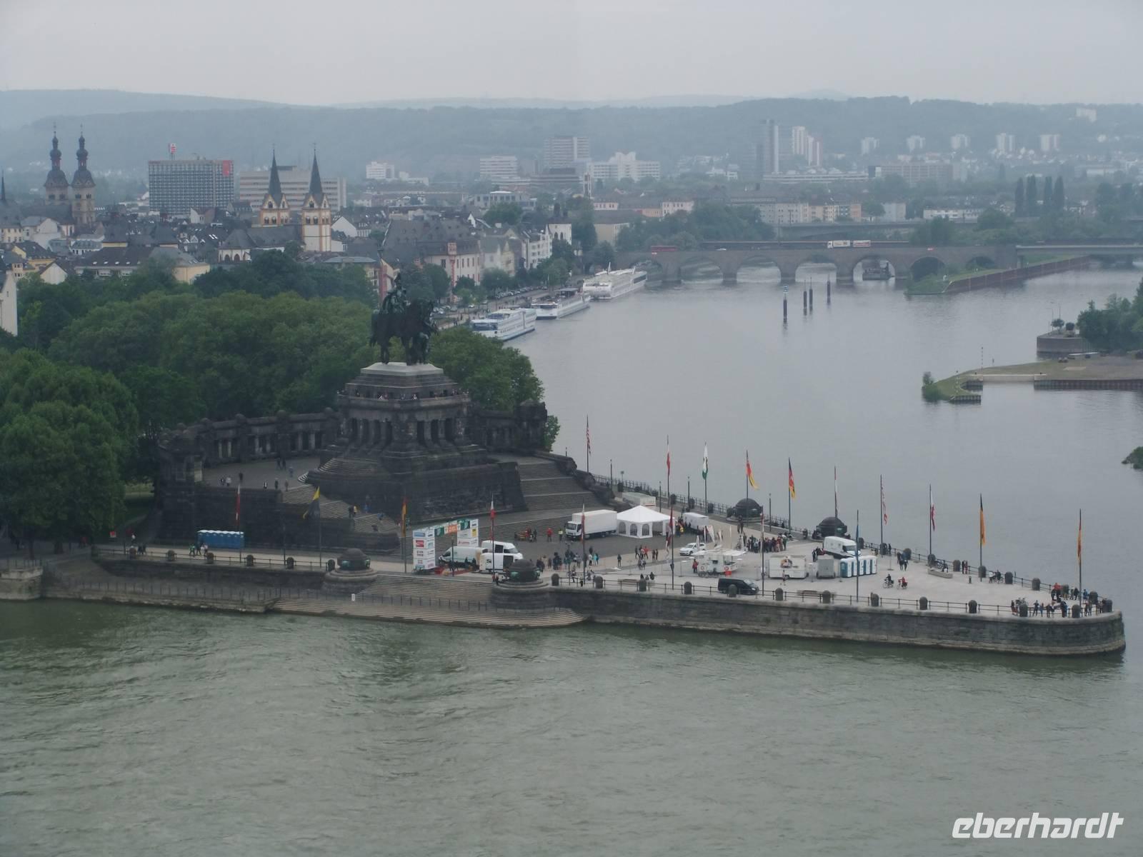 ... und zum Deutschen Eck.