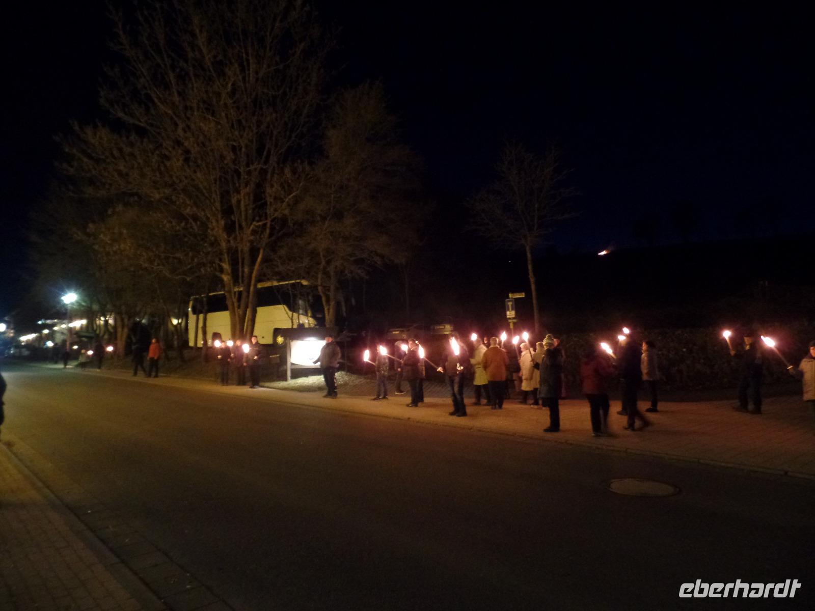 es geht los zum Osterfeuer