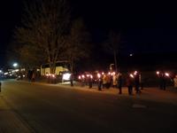 es geht los zum Osterfeuer