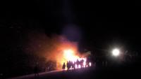 Willingen- Usseln, Osterfeuer am Sonntagabend