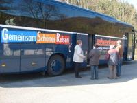 unser nagelneuer 5-Sterne-Reisebuss der Fa. Wies Faszinatour